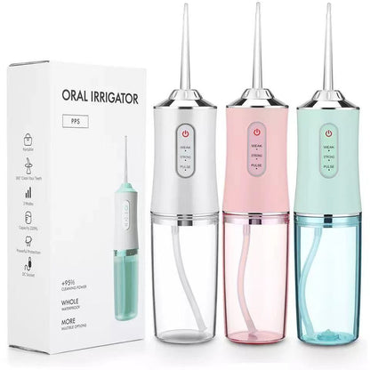 Vivolux | Wasserdichter Irrigator Dentalreiniger, kabelloser & wiederaufladbarer Wasserzahnseide