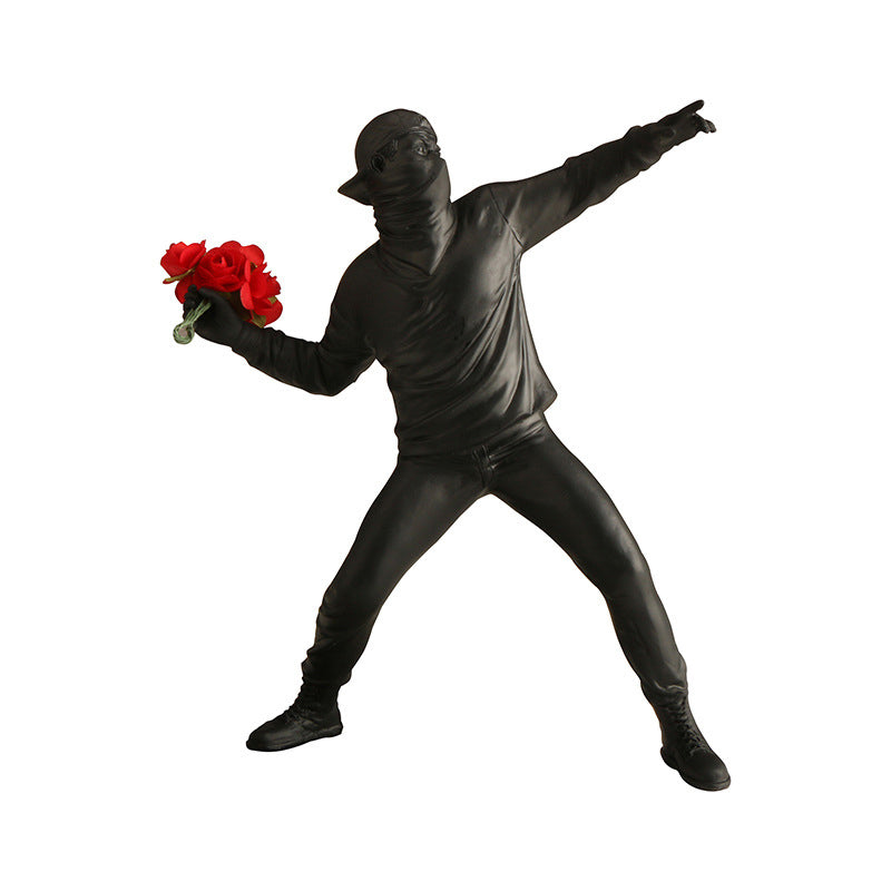 Vivolux | Banksy Flower Rioter Ornament
