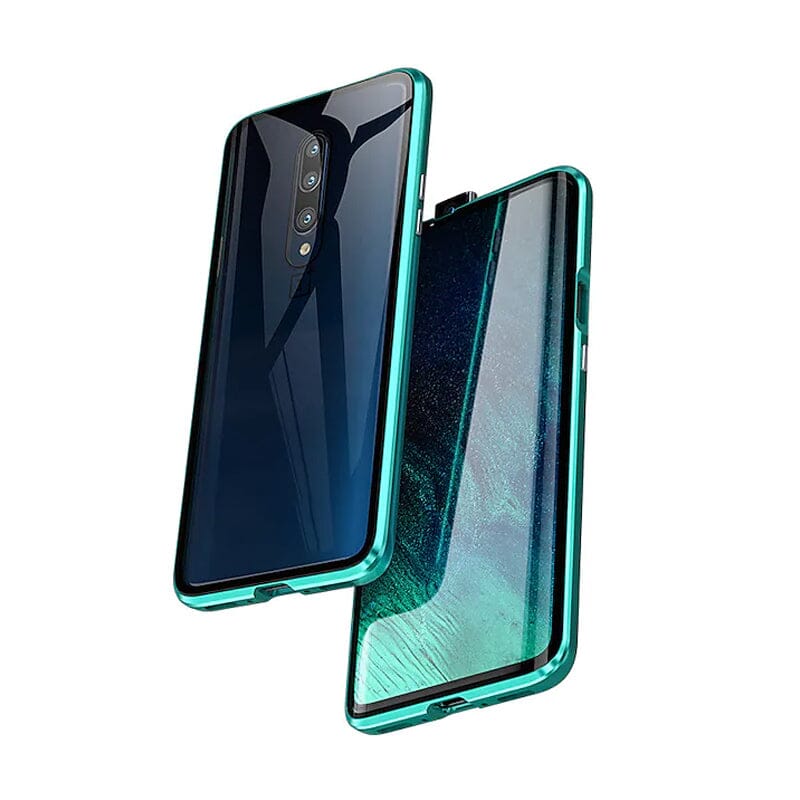 Vivolux | Magnetisches gehärtetes Glas doppelseitige Handyhülle für Samsung