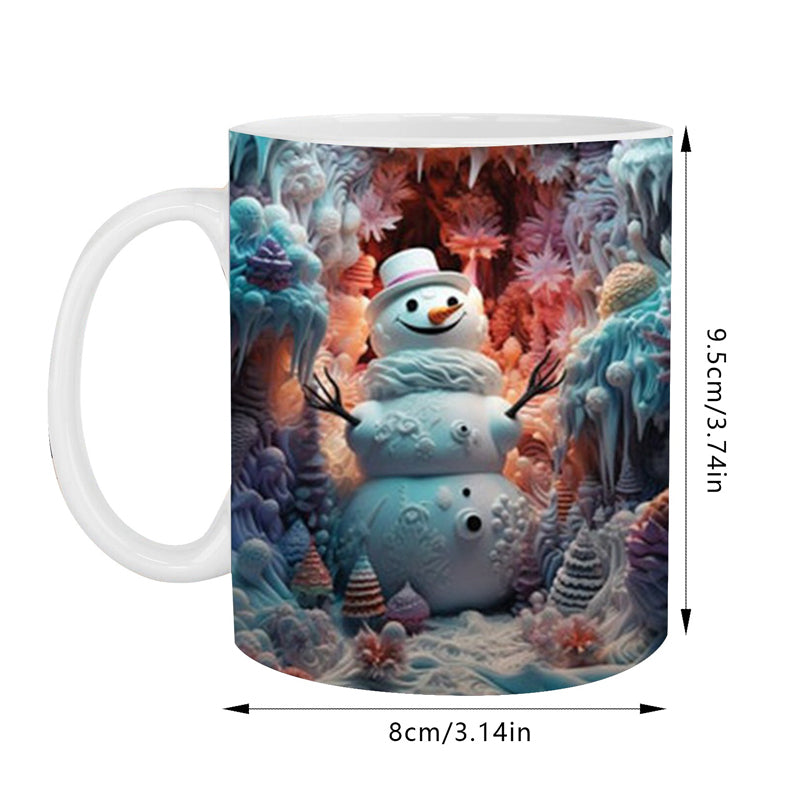 Vivolux | 3D Weihnachts-Schneemann Becher