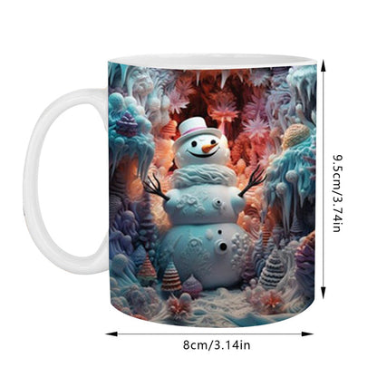 Vivolux | 3D Weihnachts-Schneemann Becher