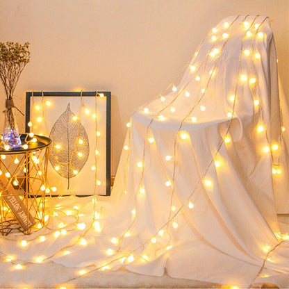 Vivolux | Ball Globe Lichterkette USB / Batteriebetrieben