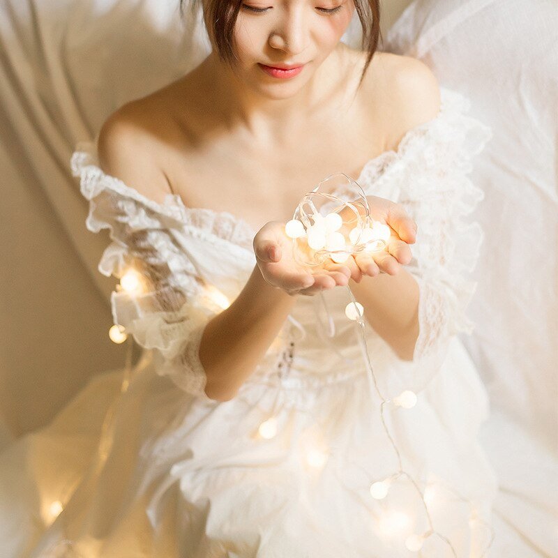 Vivolux | Ball Globe Lichterkette USB / Batteriebetrieben