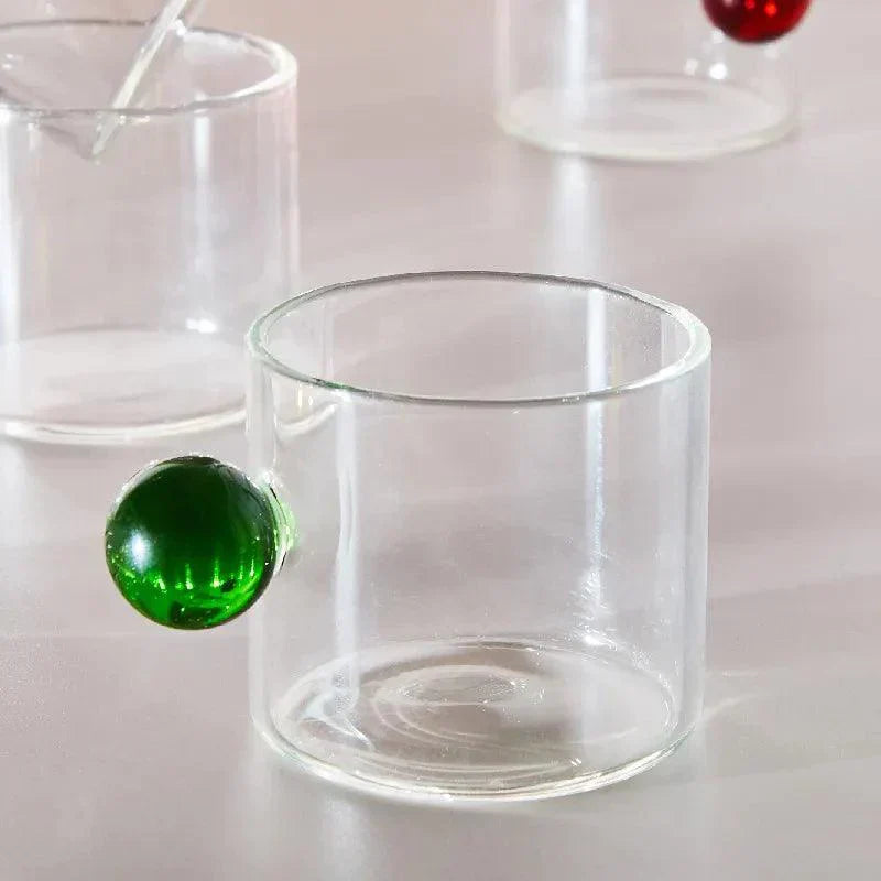 Vivolux | Behandelte Espresso -Glasbecher -Set Von 2