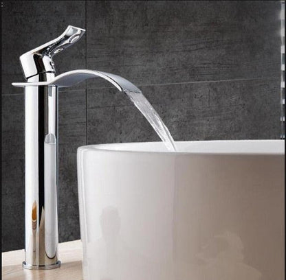 Vivolux | Waschtischarmatur Wasserfallarmatur Messing Waschtischarmatur Mischbatterie