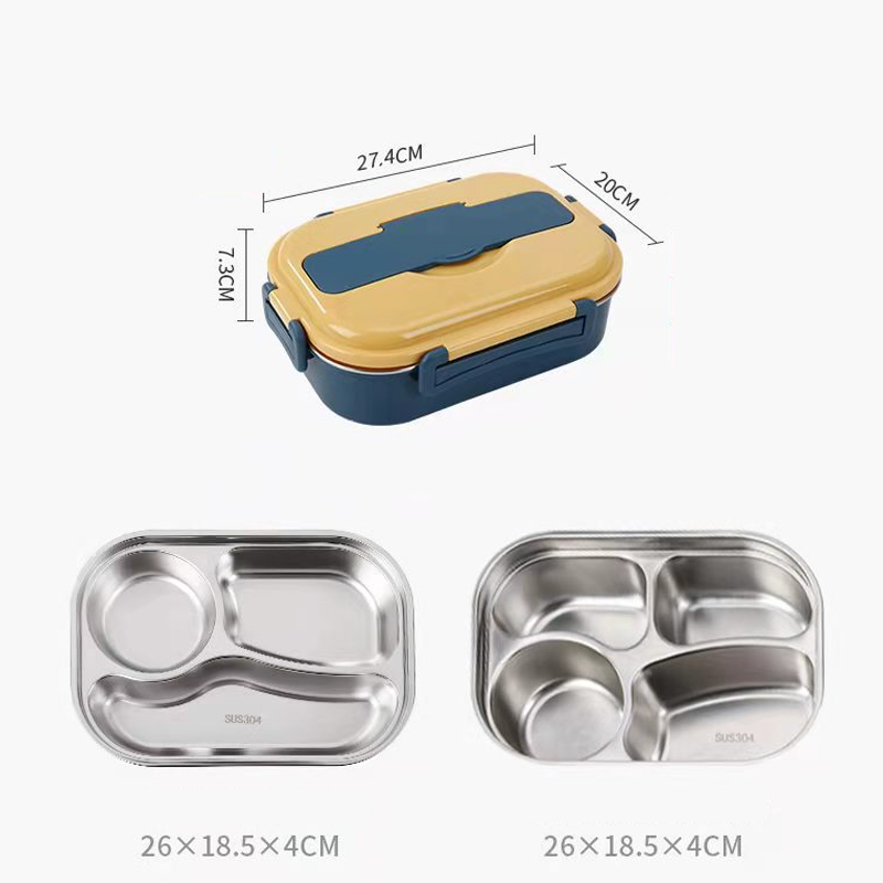 Vivolux | Bento-Lunchbox aus rostfreiem Stahl