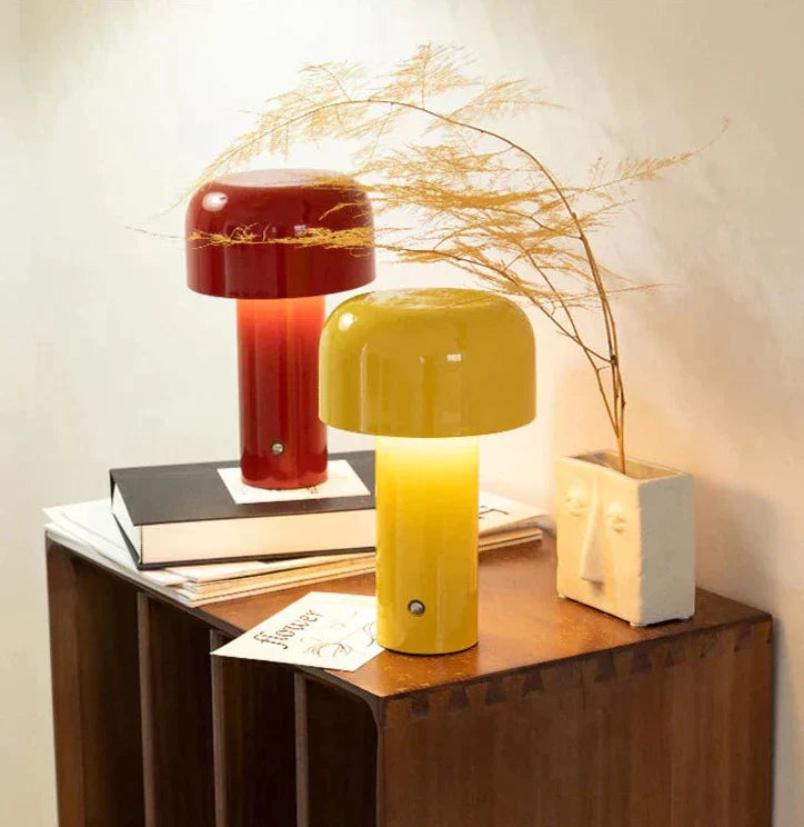 Wiederaufladbare Pilz-Tischlampe von Bellhop