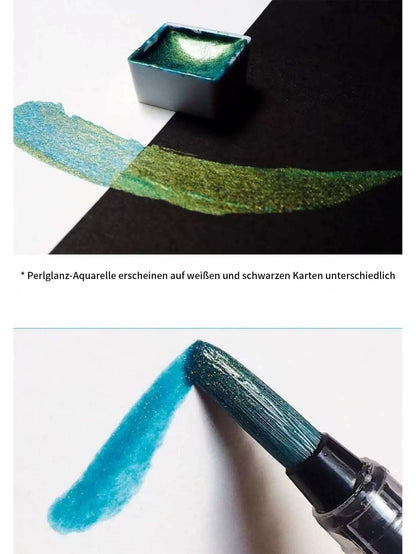 20 Farben Aquarell Malkasten