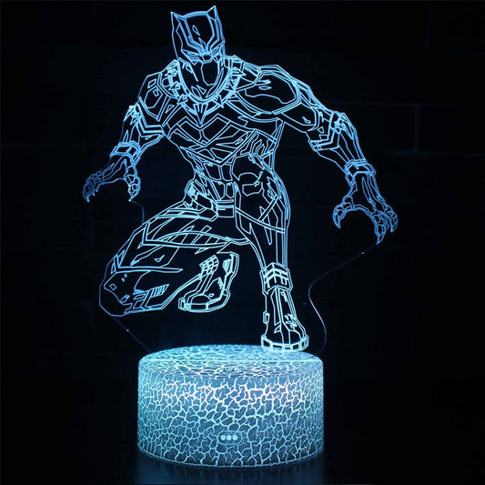 Vivolux | 3D Lampe Marvel Black Panther Furtif