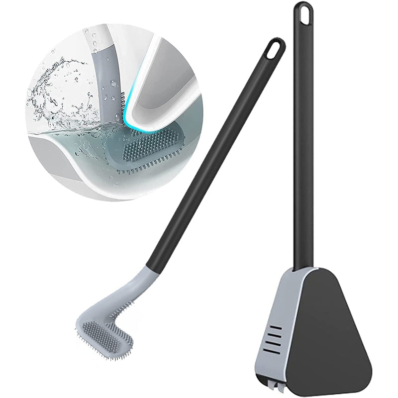 Vivolux | Langer Griff Flexible Silikon Golf WC-Bürste