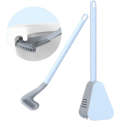 Vivolux | Langer Griff Flexible Silikon Golf WC-Bürste