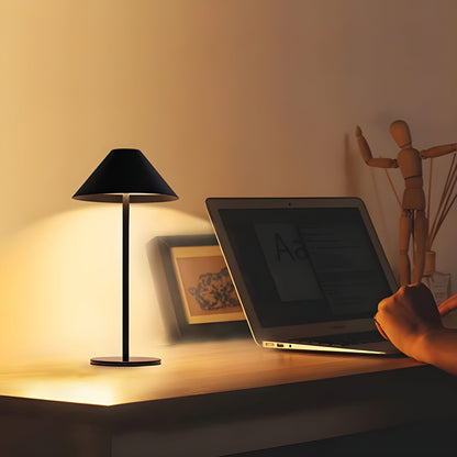 Vivolux | Minimalistische dimmbare Touch-Tischlampe - wasserdichtes und wiederaufladbares Licht Farbe