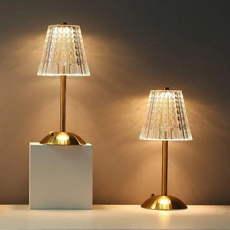 Vivolux | – Goldkristall-Tischlampe