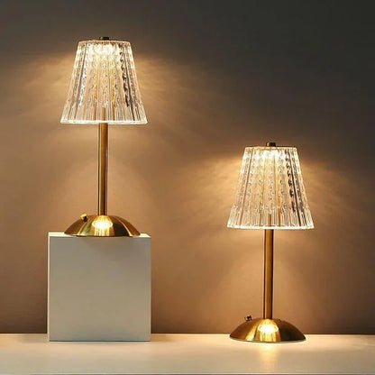 Vivolux | – Goldkristall-Tischlampe