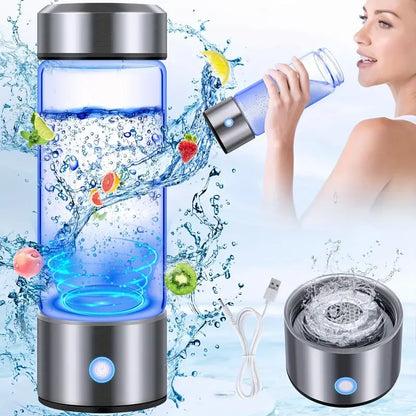 Vivolux | Wiederaufladbare alkalische Wasserflasche - Mit Wasser angereichertes Wasserstoff