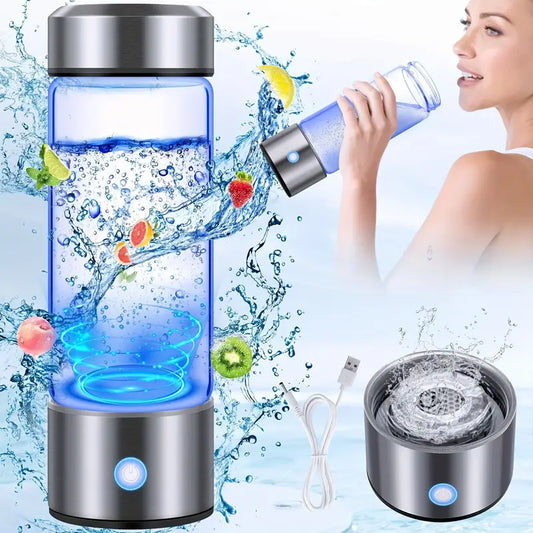 Vivolux | Wiederaufladbare alkalische Wasserflasche - Mit Wasser angereichertes Wasserstoff