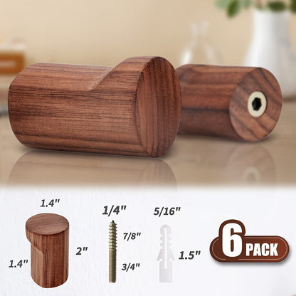Vivolux | Walnuss Holz Wandhaken