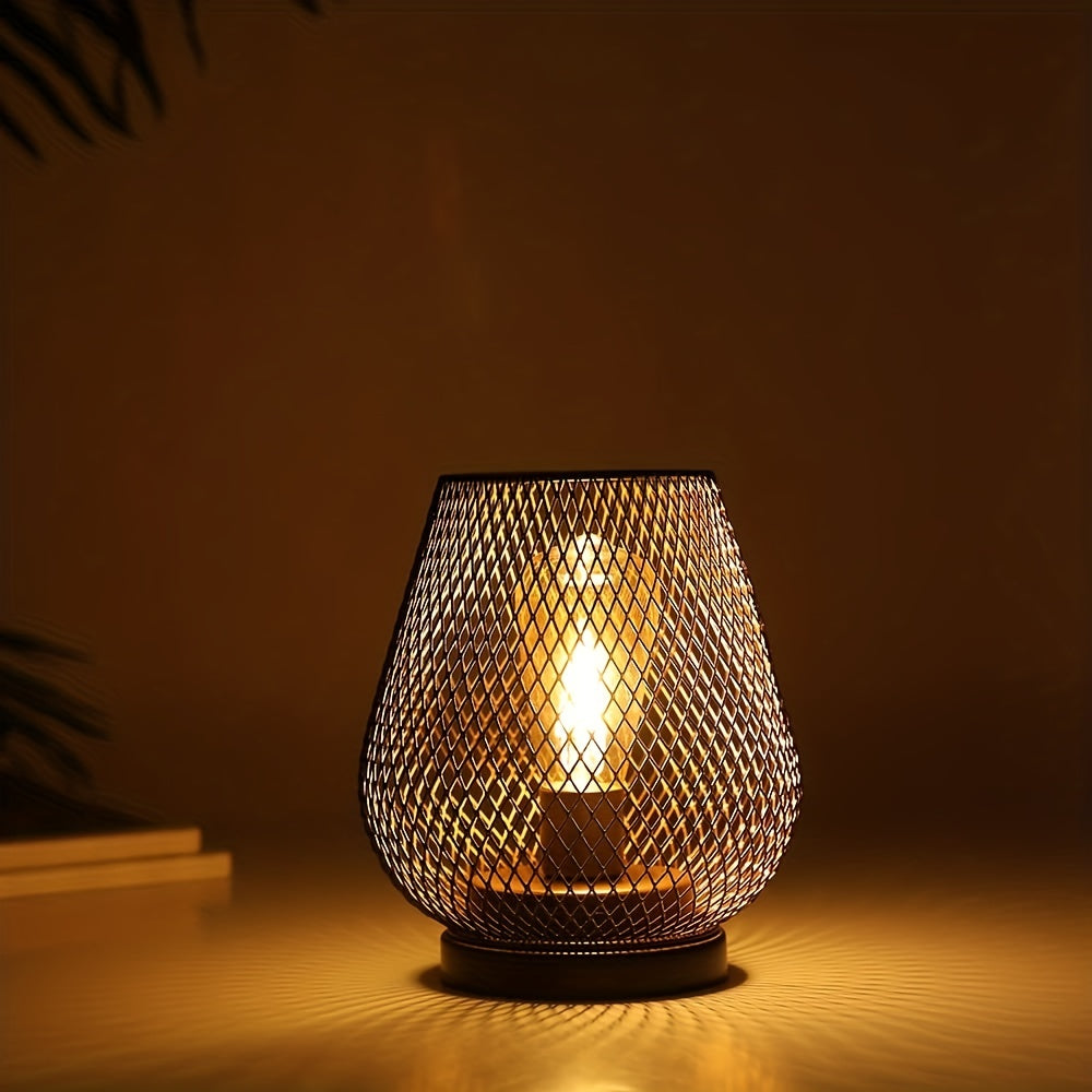 Vivolux | RusticMesh Tischlampen Set – Industrieller Stil und Stimmungsvolle Beleuchtung