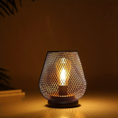 Vivolux | RusticMesh Tischlampen Set – Industrieller Stil und Stimmungsvolle Beleuchtung