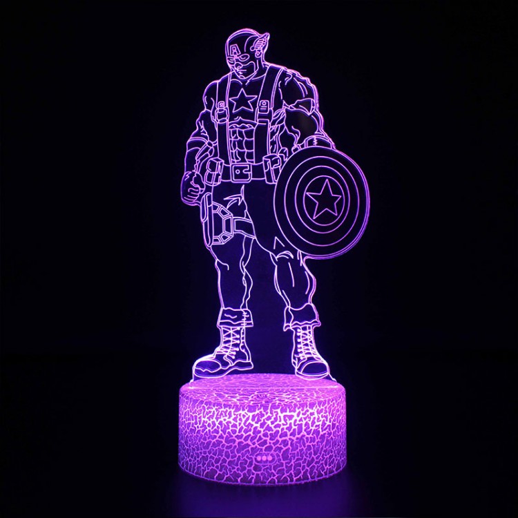Vivolux | 3D Lampe Marvel Captain America