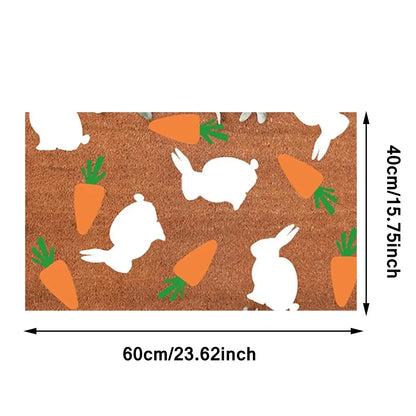 Vivolux | Cartoon Bunny Rabbit Rutschfeste Fußmatte