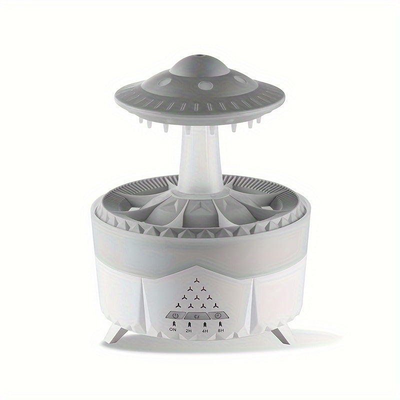 Vivolux | Entspannender Regenstropfen Aromatherapie Ätherisches Öl Diffusor - LED Licht & Luftbefeuchter
