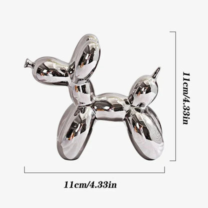 Vivolux | Keramisches Glänzendes Ballonhund Ornament