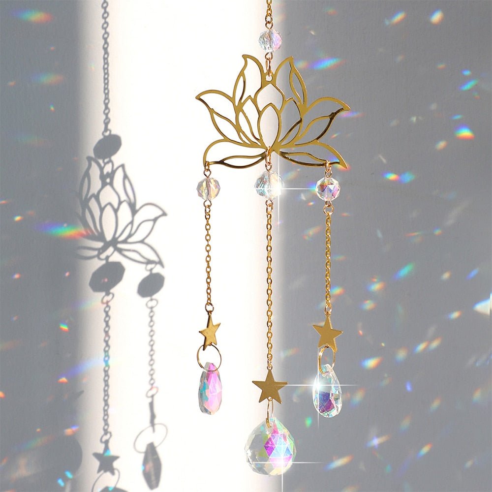 Vivolux | Chakra Kristall Lotus Sonnensammler