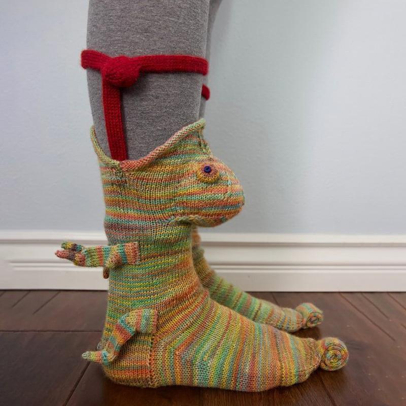 Vivolux gestrickte Tiersocken