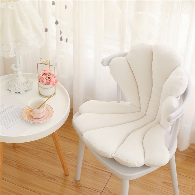 Vivolux | Chic Samt Muschel Kissen - Luxuriöses und Stilvolles Kissen für Wohnzimmer, Schlafzimmer