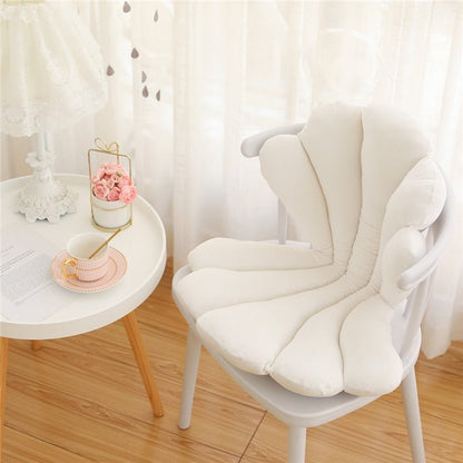 Vivolux | Chic Samt Muschel Kissen - Luxuriöses und Stilvolles Kissen für Wohnzimmer, Schlafzimmer