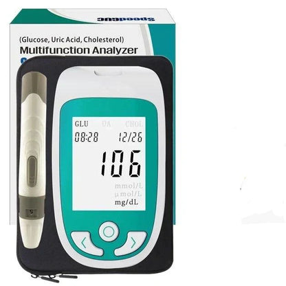 Vivolux | Digitaler Blutglukose- Cholesterinmonitor-Kit Heimgesundheitstest