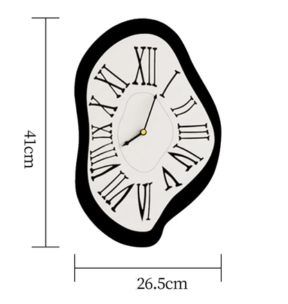 Vivolux | Surreal schmelzende nordische Wand Uhr