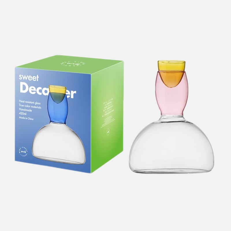 Vivolux | Kelch und Karaffe aus farbigem Glas von Phillips