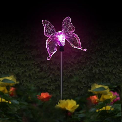 Vivolux | Solar-LED-Gartenleuchten „Bunte Fliegen“