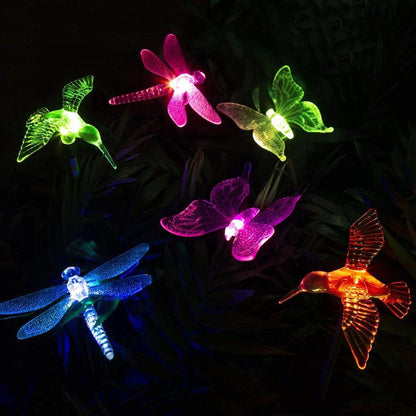 Vivolux | Solar-LED-Gartenleuchten „Bunte Fliegen“