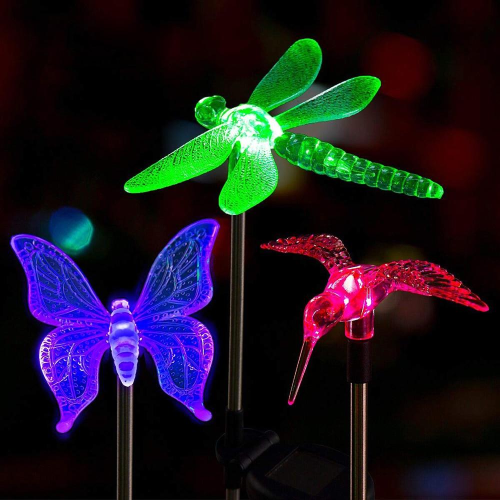 Vivolux | Solar-LED-Gartenleuchten „Bunte Fliegen“