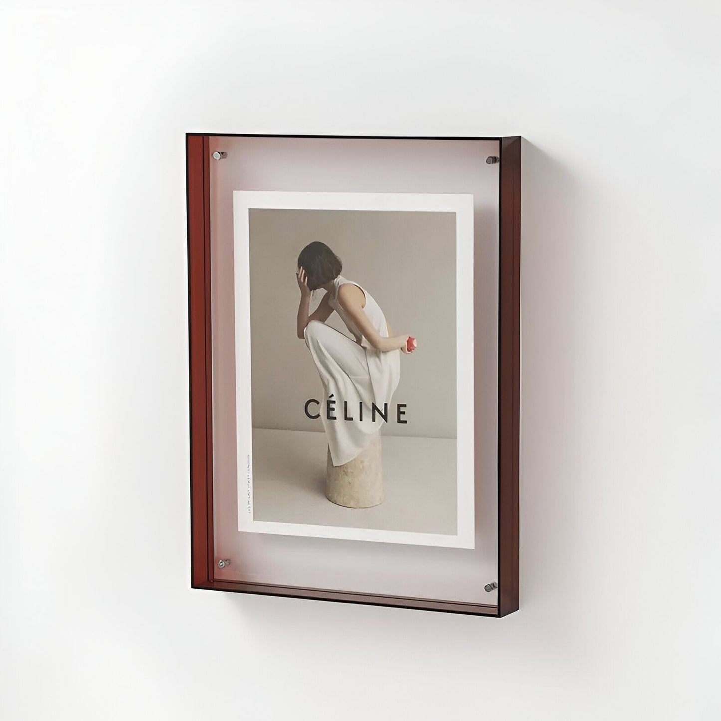 Vivolux | Farbiger transparenter Acrylrahmen für moderne Displays