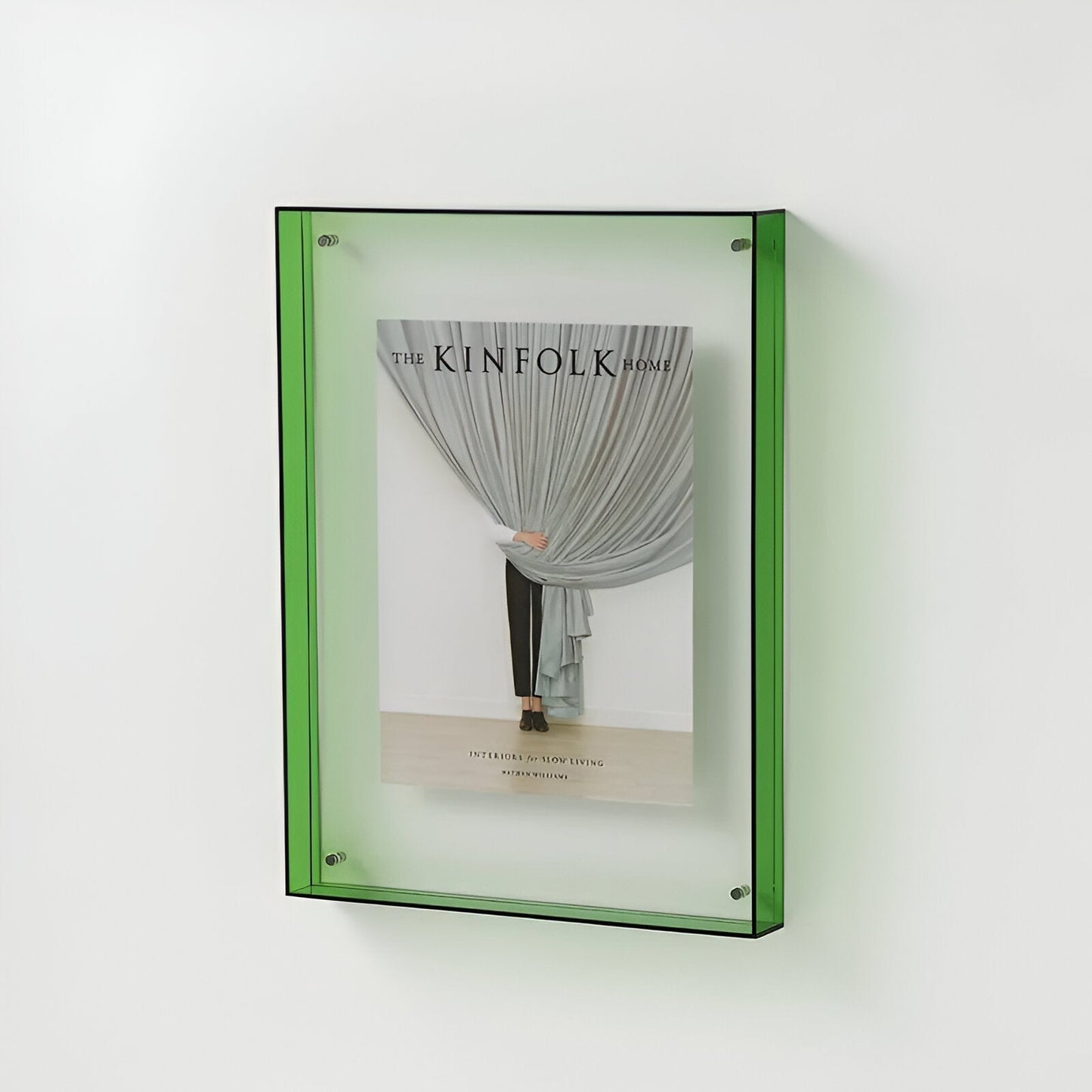 Farbiger transparenter Acryl-Bilderrahmen