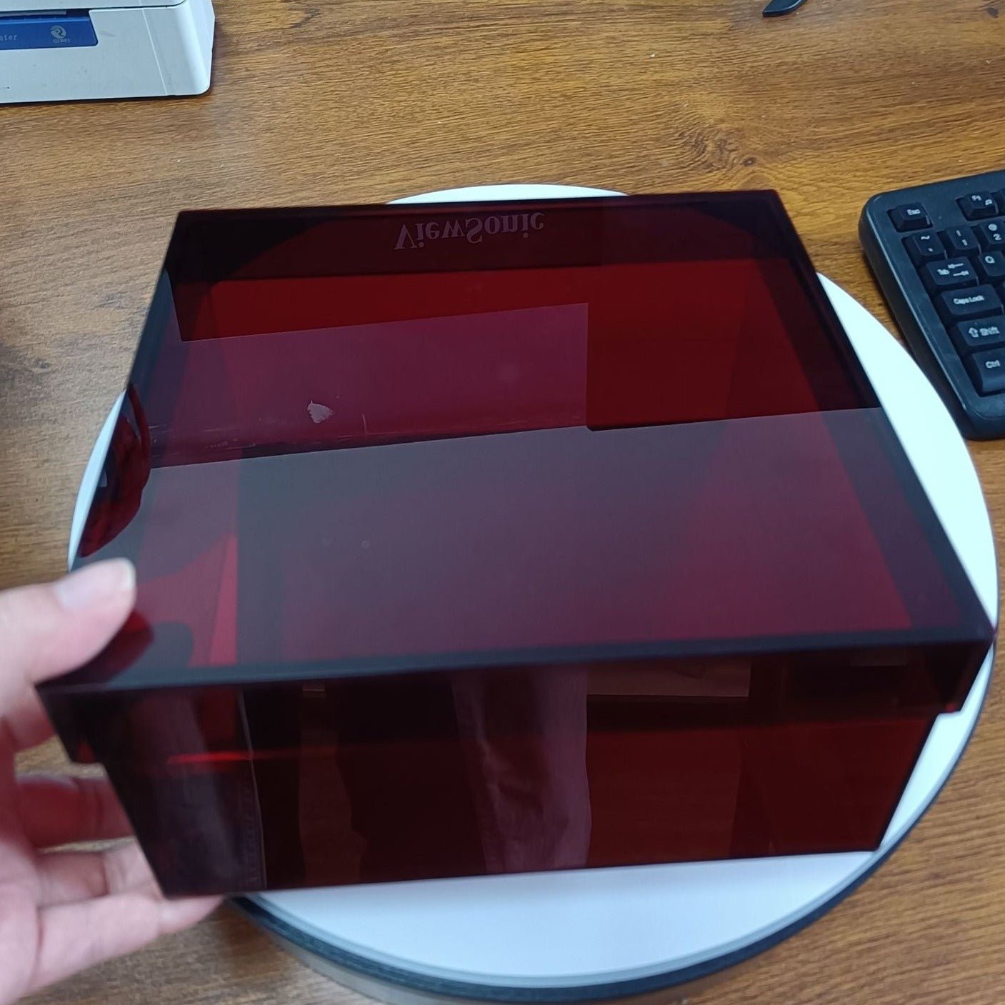 Vivolux | Bunte Acryl Aufbewahrungsorganisatorbox Mit Deckel