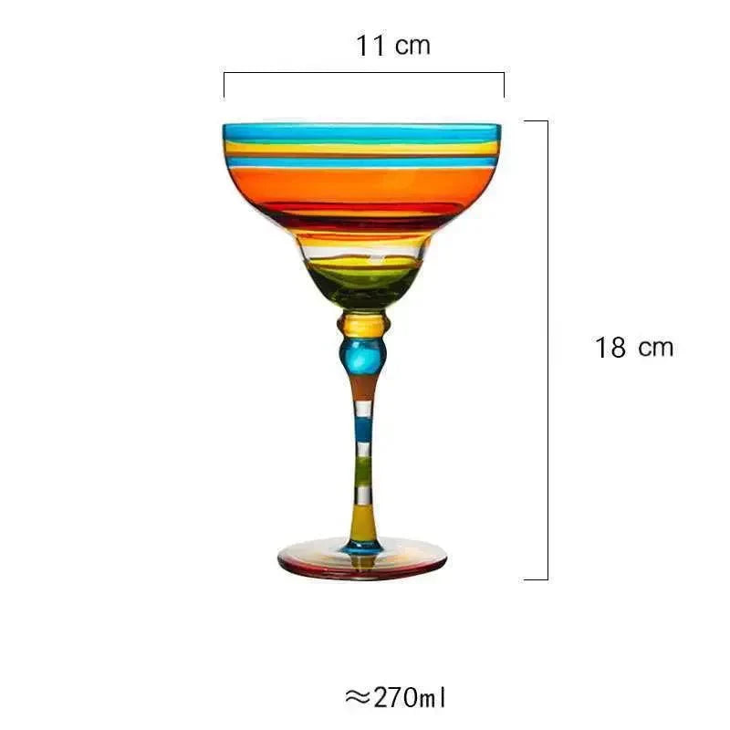 Vivolux | Bunte Margarita Cocktailglas
