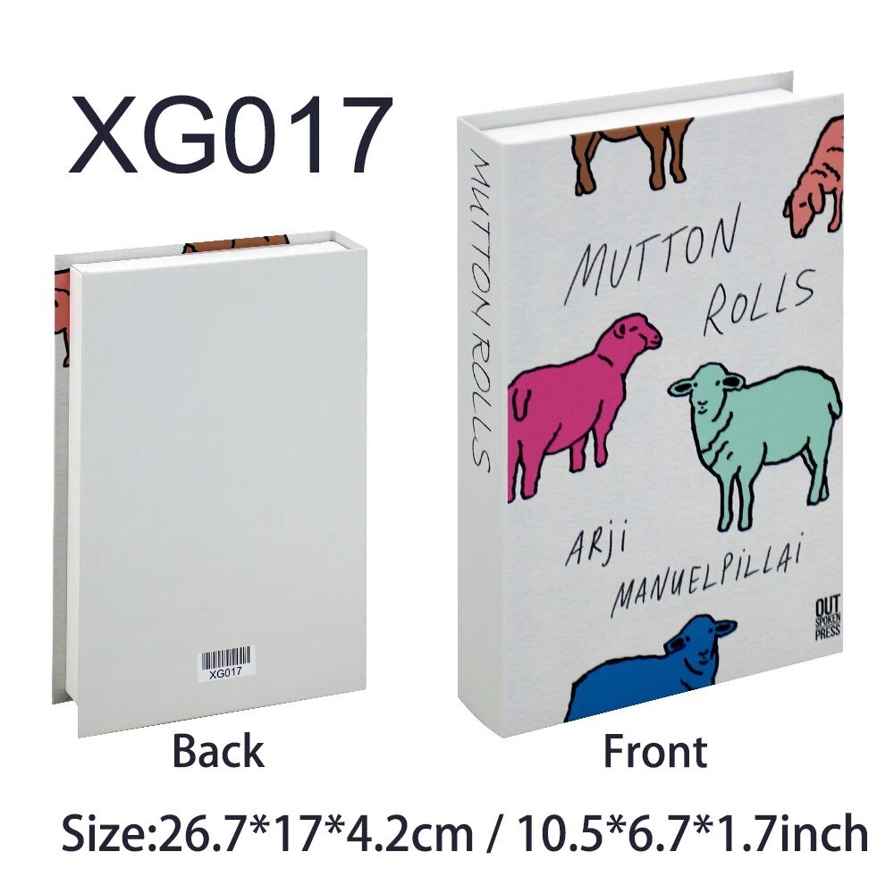 Vivolux | Bunte Aufbewahrungsbuch-Dekoration