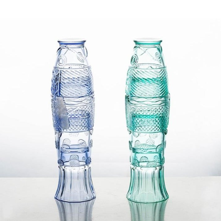 Vivolux | Farbiges Glasbecher-Set in Koi-Fischform - Schlussverkauf