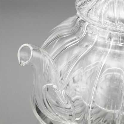 Vivolux | Kristallklar Glas Teekannen Set