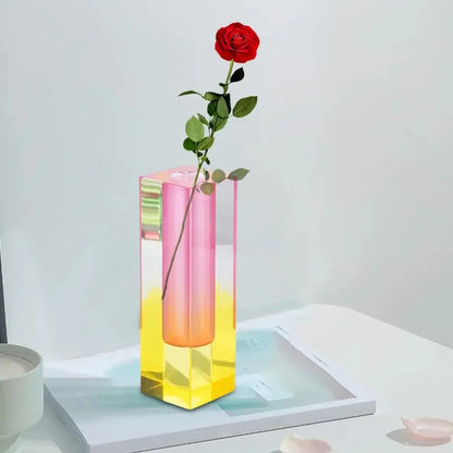 Vivolux | Kristall Effekt Farbverlauf Vase