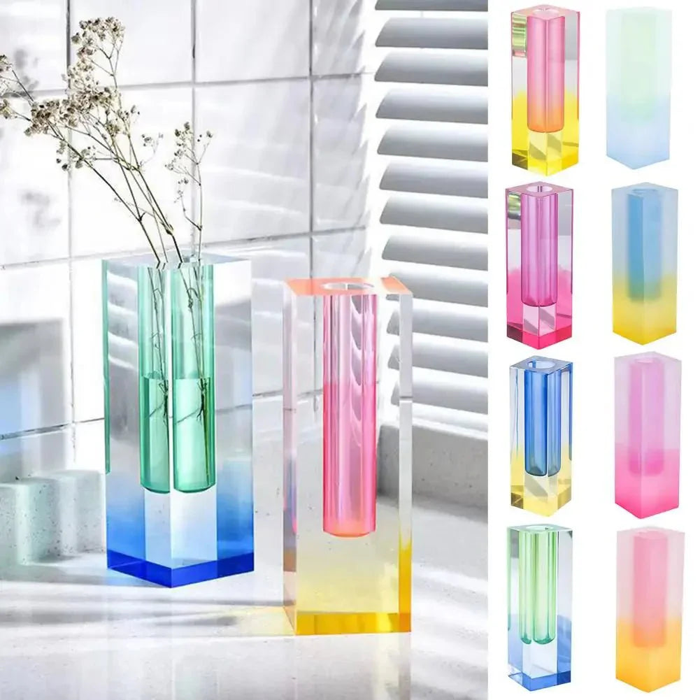 Vivolux | Kristall Effekt Farbverlauf Vase