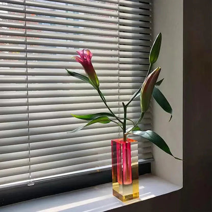 Vivolux | Kristall Effekt Farbverlauf Vase