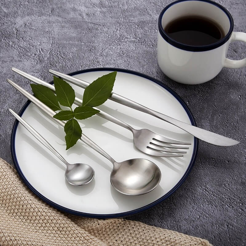Vivolux | Modernes Silberbesteck Utensilienset