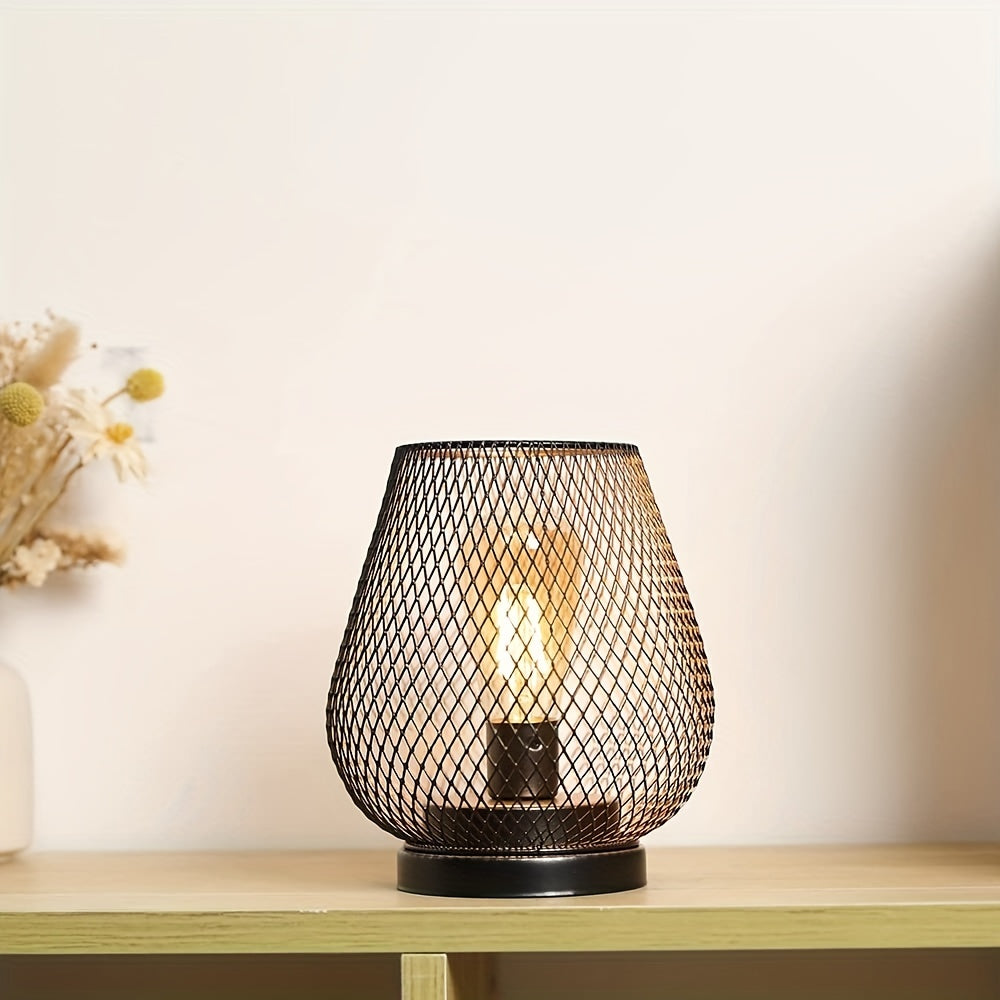 Vivolux | RusticMesh Tischlampen Set – Industrieller Stil und Stimmungsvolle Beleuchtung