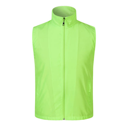 Vivolux | VAN | Ärmellose Fahrradjacke | Leichte Weste | Windjacke | Windweste